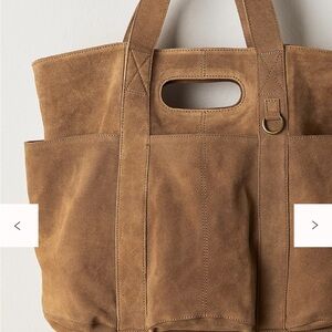 Free People caravan Tan Suede  Tote